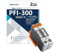 LCL PFI-300 PFI-300MBK (2Pack Matte Black) Compatible Ink Cartridge | Replacement for Canon imagePROGRAF PRO-300