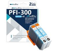 LCL PFI-300 PFI-300PC (2Pack photo Cyan) Compatible Ink Cartridge | Replacement for Canon imagePROGRAF PRO-300