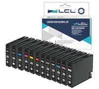 LCL PGI-29 High Capacity Ink Cartridge Replacement for Canon PGI-29 PGI29 | 4873B005 4868B018 Compatible with Canon PIXMA Pro-1（12-PK PBK MBK C M Y R GY LGY DGY PC PM CO）