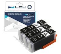 LCL PGI-570XL Ink Cartridge Replacement for Canon PGI-570 PGBK PGI-570XL PGI-570XLBK Canon PIXMA MG5750 MG5751 MG5752 MG5753 MG7750 MG7751 MG7752 MG7753 TS5050 TS5051 TS5053 TS5055 (3 PGBK)