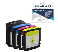 LCL Professional Version Compatible Ink Cartridge 10 11 C4844A C4836A C4837A C4838A (4-pack KCMY) Replacement for HP Business Inkjet 1000 1100 1100d 1100dtn 1200 1200d 1200dn 1200dtn 1200dtwn cp1700