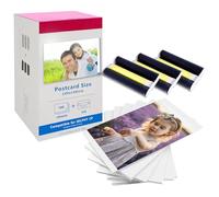 LCL Replacement for Canon Selphy CP1500 KP-108IN Ink and Photo Paper Set for CP Printer CP1500 CP1300 CP1200 CP1000 CP790 CP810 CP910, 3115B001(AA) 3 Color Ink Cassette /108 Sheet Paper 100 x 148mm