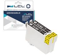 LCL T0891 Ink Cartridge Replacement for Epson T0891 C13T08914021 | for Epson Stylus S20, S21, SX100, SX105, SX110, SX115, SX200, SX205, SX209, SX210, SX215 (2 Black)
