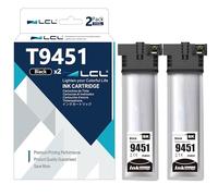 LCL T9451 High Capacity Compatible Ink Cartridge Replacement for Epson T9441 T9451 for Epson WorkForce Pro WF-C5210 WF-C5210DW WF-C5290 WF-C5290DW WF-C5710 WF-C5710DWF WF-C5790 WF-C5790DWF (2 Pack)