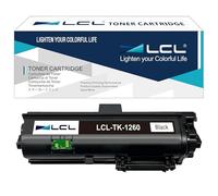 LCL TK-1260 Toner Cartridge Replacement for Kyocera TK1260 TK-1260 Replacement for Kyocera Ecosys PA4000x PA4000wx (1 Black)