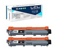 LCL TN-241 Black Toner Cartridge Replacement for Brother TN241 TN241BK TN245 for DCP-9015CDW DCP-9017CDW DCP-9020CDW DCP-9022CDW HL-3140CW HL-3142CW HL-3150CDN HL-3150CDW HL-3152CDW (2 Pack)