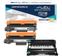 LCL TN2510XL 2 * Toner Cartridge DR2510 Drum Replacement for Brother TN2510 TN2510XL TN-2510 TN-2510XL DR-2510 for Brother HL-L2400DW HL-L2400DWE HL-L2445DW HL-L2447DW DCP-L2620DW DCP-L2627DW (3PK)