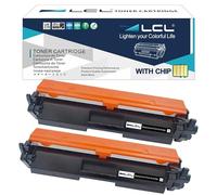 LCL Toner Cartridge 30A CF230A with Chip Compatible for HP LaserJet Pro M203D M203DN M203DW MFP M227SDN M227D M227FDN M227FDW M203 M227 (2 Black)