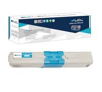 LCL Toner Cartridge 44469706 for Oki C310dn C330dn C331 C510dn C511 | C511dn C530dn C531 C531dn MC351 MC352dn MC361 MC361dn MC362dn MC561 MC561dn mc562 MC562dn (1PK Cyan)