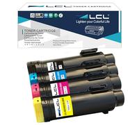 LCL Toner Cartridge H625 H825 S2825 H625cdw H825cdw S2825cdn | 593-BBSB 593-BBSD 593-BBRV 593-BBSE (1 Black 1 Cyan 1 Yellow 1 Magenta) Replacement for Dell H625cdw H825cdw S2825cdn S2825