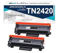 LCL Toner Cartridge TN2420 TN-2420 TN2410 TN-2410 3000 pages (2Black) | Replacement for Brother HL-L2375DW DCP-L2550DW MFC-L2715DW HL-L2350DW HL-L2310D HL-L2357DW HL-L2375DW HL-L2370DN