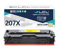 LCL W2212X Yellow Toner Cartridge Replacement for HP 207A 207X W2212A W2212X (with OEM Chip) Replacement for HP Color LaserJet Pro M283cdw M283fdw M283fdnM255dw M255nw M282nw Printer (1Pack)