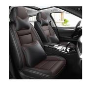 LCLCDZ Car Seat Covers Universal Set for Ford Mustang GT Expedition Edge Puma Bronco Sport Maverick Mondeo Focus Flex Car Accessories, Dark Brown
