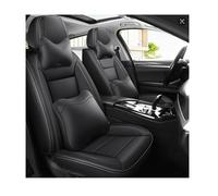 LCLCDZ Car Seat Covers Universal Set for SsangYong LIV-2 Musso C200 XAV-Adventure Tivolan SIV-2 Car Accessories, Black