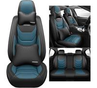LCLSNNK Car Seat Covers Fit For Audi A3 8P Q5 A6 C6 A4 A5 Sportback B7 Avant 8V C7 A1 B9 Audio Rs4 5 6 7 R8 S5 S6 S7 S8 Q3 Premium comfort materials General Auto Parts,Blue