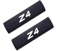 LCLXYC 2Pcs Car Seat Belt Pad Cover for BMW Z4, Car Seatbelt Comfort Pads Soft Multifunctional for Adults and Children Interior Accessories,A/White