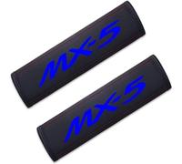 LCLXYC 2Pcs Car Seat Belt Pad Cover for Mazda MX-5, Car Seatbelt Comfort Pads Soft Multifunctional for Adults and Children Interior Accessories,C/Blue