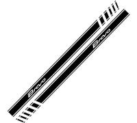 LCLXYC 2Pcs Car Side Skirt Decal Sticker for Fiat Bravo, PVC, Black