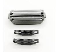 LCMARKET 2x Shaver Inner Blade + Razor Outer Foil Replacement For ES4826 ES4823 ES4105 ES4001 ES4820 ES4815 ES4813 ES4853 Razor Beard Trimmer Accessories Grey