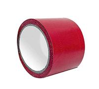 Lcmei High Adhesive Tarpaulin Tape,Tear Repair Kit Waterproof,Universal 3" x 16.4ft Awning Repair Tape,Rip Stop Patch Tent Canvas Sun Protection Tape Tear High-temperature Resistance (Red)