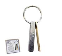 LCMJYABI Through Thick and Thin Keychain Creative Best Friends Keychain Friendship Keyring with Gift Card for True Friendship Gift for Him or Her