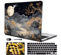 LCMOCICO for 2026 MacBook Air 13 Inch Case M5 A3449 M4 A3240 A3113 M3 A2681 M2 2026 2025 2024 2023 2022 Release, Pattern Plastic Hard Shell Case Cover for MacBook Air 13.6inch M5, Tide Illustration 2