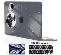 LCMOCICO for MacBook Neo 13 inch Case 2026 Release A3404 Cover, Ultra-Thin Printed Pattern Plastic Hard Shell Case Protective Case for MacBook Neo 13 with Apple A18 Pro Chip, Astronaut Earth