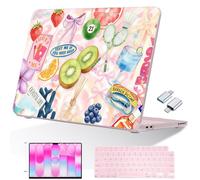 LCMOCICO for MacBook Neo Case 13 inch 2026 Release Model A3404 with A18 Pro Chip, Scratch Resistant Protective Pattern Hard Shell Case Screen Protector, Keyboard Cover & USB-C Adapter, Fruit Season