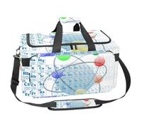 lcndlsoe Large Sports Gym Bag, 30L Duffel Bag for Travel, Workout, Fitness & Sport - Atomic Elements Periodic