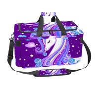 lcndlsoe Large Sports Gym Bag, 30L Duffel Bag for Travel, Workout, Fitness & Sport - Beautiful Unicorn with a Long Rainbow Mane