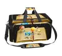 lcndlsoe Large Sports Gym Bag, 30L Duffel Bag for Travel, Workout, Fitness & Sport - Book Astronomy