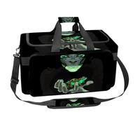 lcndlsoe Large Sports Gym Bag, 30L Duffel Bag for Travel, Workout, Fitness & Sport - Frog Black