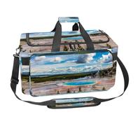 lcndlsoe Large Sports Gym Bag, 30L Duffel Bag for Travel, Workout, Fitness & Sport - Grand Canyon Blue Sky