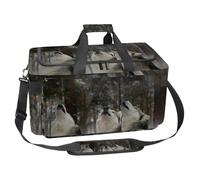 lcndlsoe Large Sports Gym Bag, 30L Duffel Bag for Travel, Workout, Fitness & Sport - Howl at The Moon Threesome Fun