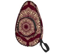 lcndlsoe Ping Pong Paddle Bag, Arabian Style Arabesque Pattern 3 Table Tennis Racket Cover Case