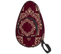lcndlsoe Ping Pong Paddle Bag, Arabian Style Arabesque Pattern 5 Table Tennis Racket Cover Case