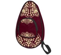lcndlsoe Ping Pong Paddle Bag, Arabian Style Arabesque Pattern Table Tennis Racket Cover Case
