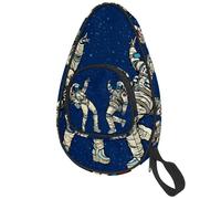 lcndlsoe Ping Pong Paddle Bag, Disco Party Dancing Men and Women Pop Art Table Tennis Racket Cover Case