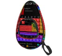 lcndlsoe Ping Pong Paddle Bag, Educational Periodic Table of The Elements Table Tennis Racket Cover Case