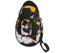 lcndlsoe Ping Pong Paddle Bag, Funny Panda with Gun Table Tennis Racket Cover Case