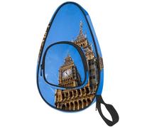 lcndlsoe Ping Pong Paddle Bag, London Big Ben Table Tennis Racket Cover Case