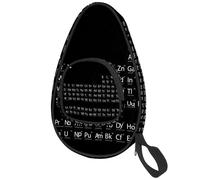 lcndlsoe Ping Pong Paddle Bag, Periodic Table of Elements Table Tennis Racket Cover Case