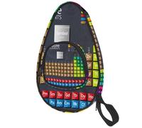 lcndlsoe Ping Pong Paddle Bag, Periodic Table of The Elements Table Tennis Racket Cover Case