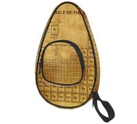 lcndlsoe Ping Pong Paddle Bag, Vintage Periodic Table of The Elements Table Tennis Racket Cover Case