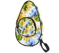 lcndlsoe Ping Pong Paddle Bag, Watercolor Sunflower Floral Table Tennis Racket Cover Case