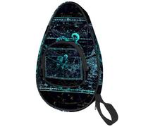 lcndlsoe Ping Pong Paddle Bag, Zodiac Constellation Gemini Aquarius Unicorn Table Tennis Racket Cover Case