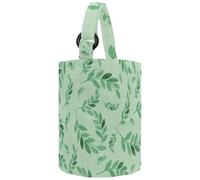 lcndlsoe Women's Bucket Handbag, Cartoon Mermaids Wheel Shells Anchor Fish Pattern Canvas Tote Bag Purses Trendy Shoulder Bag