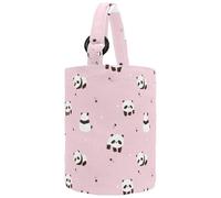 lcndlsoe Women's Bucket Handbag, Cartoon Mermaids Wheel Shells Anchor Fish Pattern Canvas Tote Bag Purses Trendy Shoulder Bag