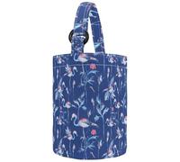 lcndlsoe Women's Bucket Handbag, Cartoon Mermaids Wheel Shells Anchor Fish Pattern Canvas Tote Bag Purses Trendy Shoulder Bag