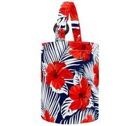 lcndlsoe Women's Bucket Handbag, Cartoon Mermaids Wheel Shells Anchor Fish Pattern Canvas Tote Bag Purses Trendy Shoulder Bag